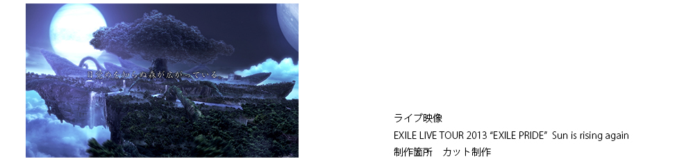 EXILE LIVE TOUR 2013 “EXILE PRIDE”  Sun is rising again